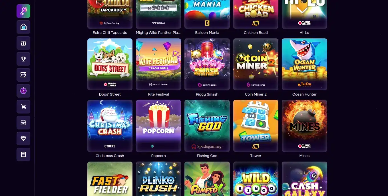 Orca 88 casino интерфейс
